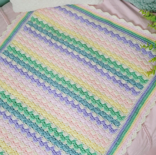 Rainbow Dreams Baby Blanket